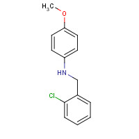 61298-18-8 N-[(2-chlorophenyl)methyl]-4-methoxyaniline chemical structure