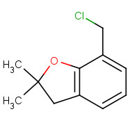 115070-62-7 7-(chloromethyl)-2,2-dimethyl-3H-1-benzofuran chemical structure