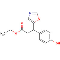 929713-57-5 ethyl 3-(4-hydroxyphenyl)-3-(1,3-oxazol-5-yl)propanoate chemical structure
