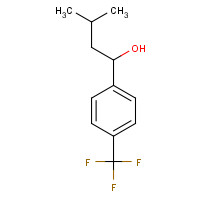 1225790-22-6 3-methyl-1-[4-(trifluoromethyl)phenyl]butan-1-ol chemical structure