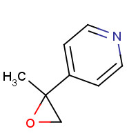 64481-22-7 4-(2-methyloxiran-2-yl)pyridine chemical structure