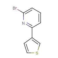 463337-00-0 2-bromo-6-thiophen-3-ylpyridine chemical structure