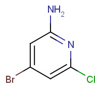1206250-19-2 4-bromo-6-chloropyridin-2-amine chemical structure