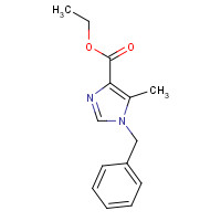 75815-53-1 ethyl 1-benzyl-5-methylimidazole-4-carboxylate chemical structure
