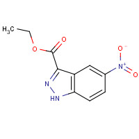 78155-85-8 ethyl 5-nitro-1H-indazole-3-carboxylate chemical structure