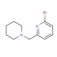 103923-00-8 2-bromo-6-(piperidin-1-ylmethyl)pyridine chemical structure