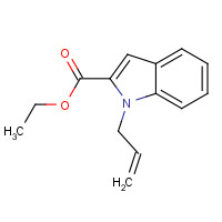 108797-23-5 ethyl 1-prop-2-enylindole-2-carboxylate chemical structure