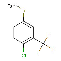 957066-04-5 1-chloro-4-methylsulfanyl-2-(trifluoromethyl)benzene chemical structure