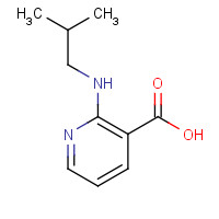 1019461-50-7 2-(2-methylpropylamino)pyridine-3-carboxylic acid chemical structure