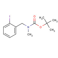 341970-35-2 tert-butyl N-[(2-iodophenyl)methyl]-N-methylcarbamate chemical structure