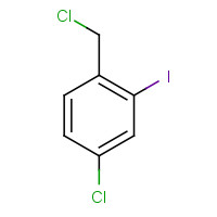 882689-32-9 4-chloro-1-(chloromethyl)-2-iodobenzene chemical structure