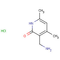 1173081-96-3 3-(aminomethyl)-4,6-dimethyl-1H-pyridin-2-one;hydrochloride chemical structure