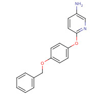 221246-48-6 6-(4-phenylmethoxyphenoxy)pyridin-3-amine chemical structure