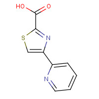 59020-45-0 4-pyridin-2-yl-1,3-thiazole-2-carboxylic acid chemical structure