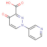 1314396-57-0 4-oxo-1-pyridin-3-ylpyridazine-3-carboxylic acid chemical structure