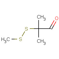 67952-60-7 2-methyl-2-(methyldisulfanyl)propanal chemical structure