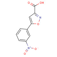 199601-80-4 5-(3-nitrophenyl)-1,2-oxazole-3-carboxylic acid chemical structure