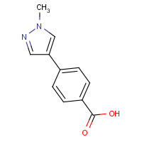 199678-06-3 4-(1-methylpyrazol-4-yl)benzoic acid chemical structure