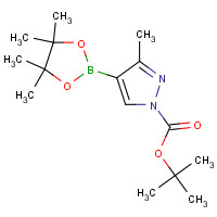1009071-34-4 tert-butyl 3-methyl-4-(4,4,5,5-tetramethyl-1,3,2-dioxaborolan-2-yl)pyrazole-1-carboxylate chemical structure