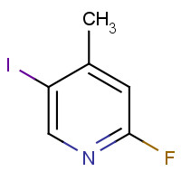 1184913-75-4 2-fluoro-5-iodo-4-methylpyridine chemical structure