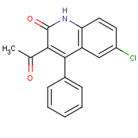 58375-08-9 3-acetyl-6-chloro-4-phenyl-1H-quinolin-2-one chemical structure