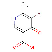 86788-98-9 5-bromo-6-methyl-4-oxo-1H-pyridine-3-carboxylic acid chemical structure