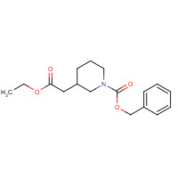 953079-96-4 benzyl 3-(2-ethoxy-2-oxoethyl)piperidine-1-carboxylate chemical structure