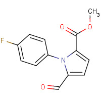 259089-69-5 methyl 1-(4-fluorophenyl)-5-formylpyrrole-2-carboxylate chemical structure