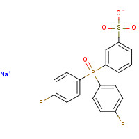 302554-19-4 sodium;3-bis(4-fluorophenyl)phosphorylbenzenesulfonate chemical structure