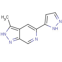 1422438-16-1 3-methyl-5-(1H-pyrazol-5-yl)-2H-pyrazolo[3,4-c]pyridine chemical structure
