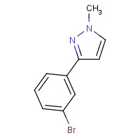 425379-68-6 3-(3-bromophenyl)-1-methylpyrazole chemical structure