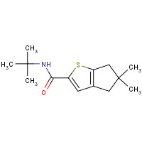 1433990-55-6 N-tert-butyl-5,5-dimethyl-4,6-dihydrocyclopenta[b]thiophene-2-carboxamide chemical structure