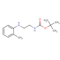 1146411-35-9 tert-butyl N-[2-(2-methylanilino)ethyl]carbamate chemical structure