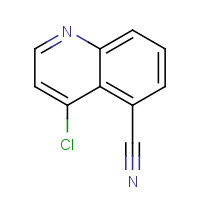132586-14-2 4-chloroquinoline-5-carbonitrile chemical structure
