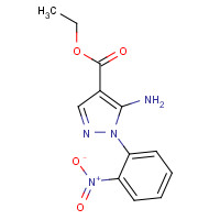 16459-33-9 ethyl 5-amino-1-(2-nitrophenyl)pyrazole-4-carboxylate chemical structure