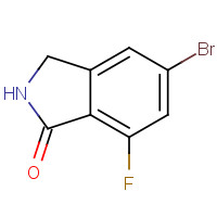 957346-37-1 5-bromo-7-fluoro-2,3-dihydroisoindol-1-one chemical structure