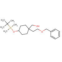 943515-16-0 [4-[tert-butyl(dimethyl)silyl]oxy-1-(2-phenylmethoxyethyl)cyclohexyl]methanol chemical structure