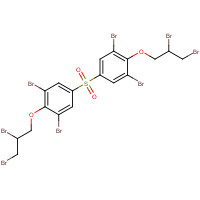 42757-55-1 1,3-dibromo-5-[3,5-dibromo-4-(2,3-dibromopropoxy)phenyl]sulfonyl-2-(2,3-dibromopropoxy)benzene chemical structure