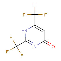 884-30-0 2,6-bis(trifluoromethyl)-1H-pyrimidin-4-one chemical structure