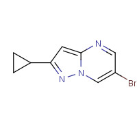 916256-68-3 6-bromo-2-cyclopropylpyrazolo[1,5-a]pyrimidine chemical structure