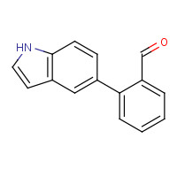 599198-41-1 2-(1H-indol-5-yl)benzaldehyde chemical structure
