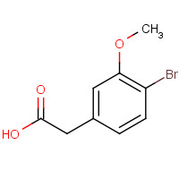 99548-57-9 2-(4-bromo-3-methoxyphenyl)acetic acid chemical structure