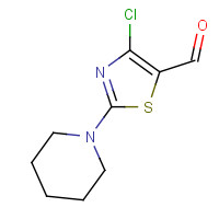 139670-00-1 4-chloro-2-piperidin-1-yl-1,3-thiazole-5-carbaldehyde chemical structure