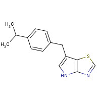 1312363-27-1 6-[(4-propan-2-ylphenyl)methyl]-4H-pyrrolo[2,3-d][1,3]thiazole chemical structure