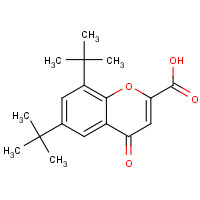 37456-21-6 6,8-ditert-butyl-4-oxochromene-2-carboxylic acid chemical structure