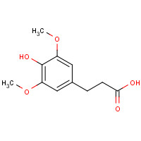 14897-78-0 3-(4-hydroxy-3,5-dimethoxyphenyl)propanoic acid chemical structure