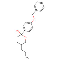 921193-66-0 2-(4-phenylmethoxyphenyl)-5-propyloxan-2-ol chemical structure