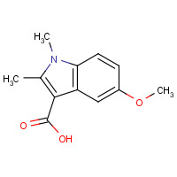 105909-93-1 5-methoxy-1,2-dimethylindole-3-carboxylic acid chemical structure