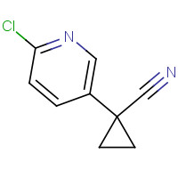 854267-89-3 1-(6-chloropyridin-3-yl)cyclopropane-1-carbonitrile chemical structure