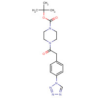 1293308-05-0 tert-butyl 4-[2-[4-(tetrazol-1-yl)phenyl]acetyl]piperazine-1-carboxylate chemical structure